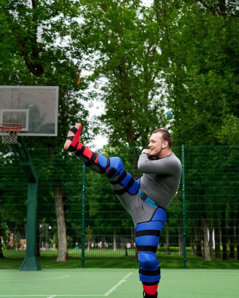 ¾ Leg + Shin And Ankle Protection With Extra Security And Fastening Belt