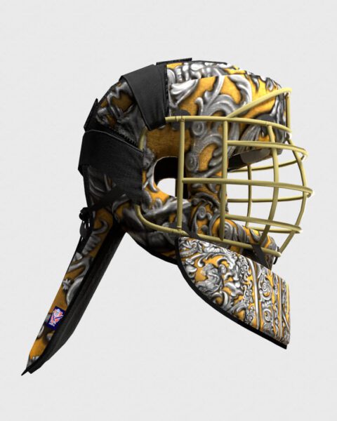 Helmet With Neck Protection Pattern Design