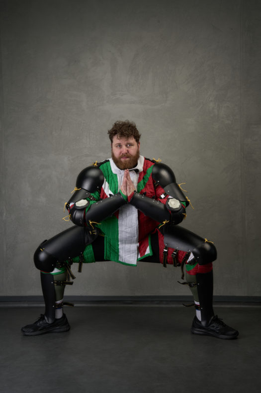 Plastic legs protection full harness
