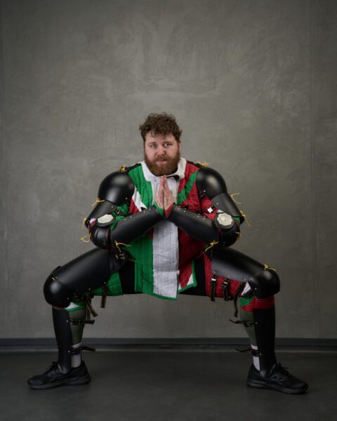 Plastic legs protection full harness
