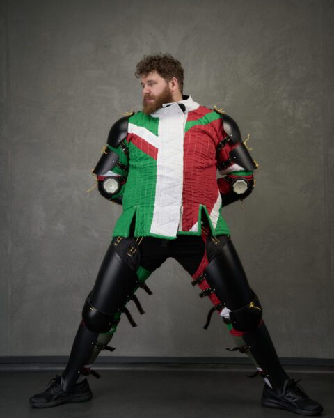 Plastic legs protection full harness