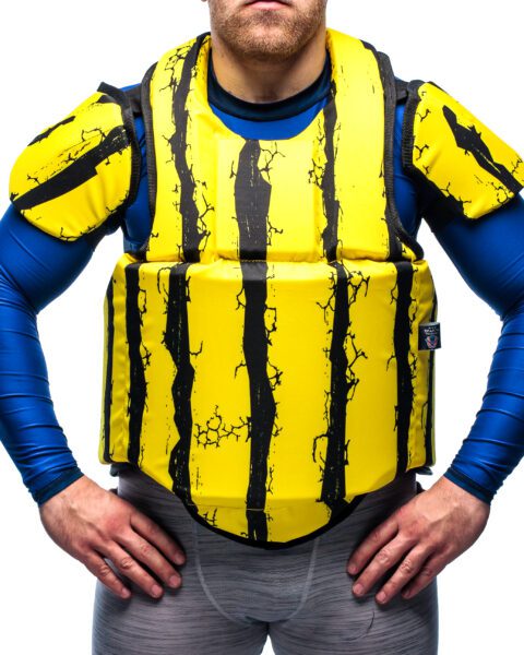 Lightweight vest with shoulder protection Salamander Print