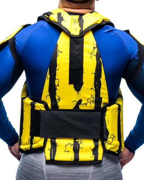 Lightweight vest with shoulder protection Salamander Print