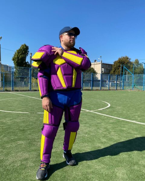 Segmental kit in purple-yellow Segmental kit in purple-yellow