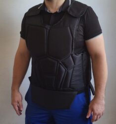 Ultra lightweight segmented vest with skirt