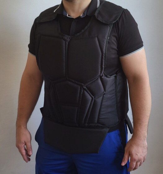 Ultra lightweight segmented vest with skirt