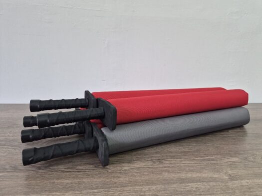 5 swords 70/90 cm bunch set