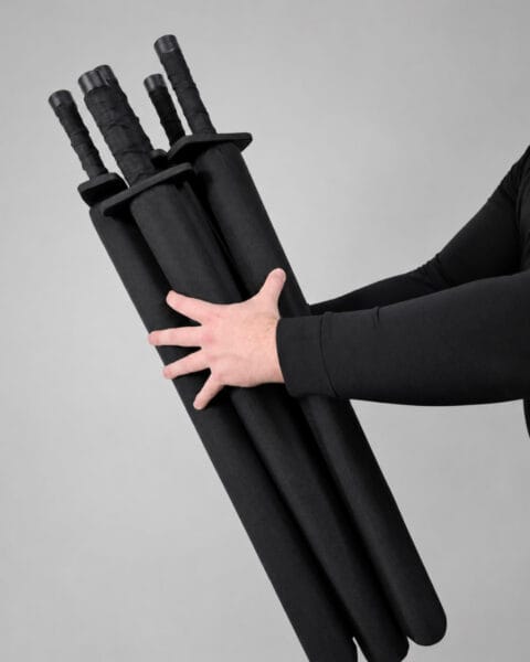 A bundle of six 90 cm swords