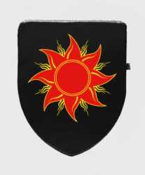 Heater Shield with emboidery team logo Knyaz