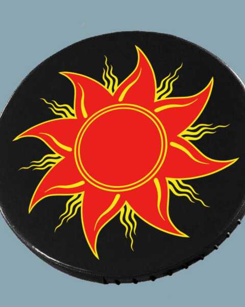 Round Shield with emboidery team logo Knyaz