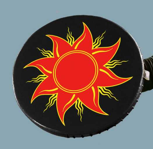 Round Shield with emboidery team logo Knyaz