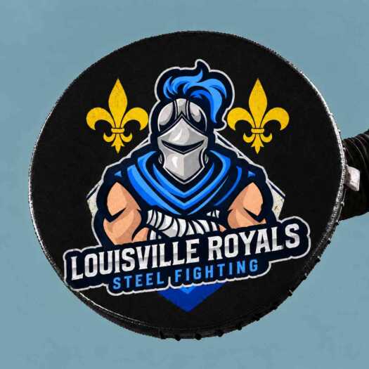 Round Shield with emboidery team logo Louisville Royals