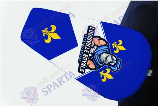 Punch Pavise Shield with emboidery team logo Louisville Royals